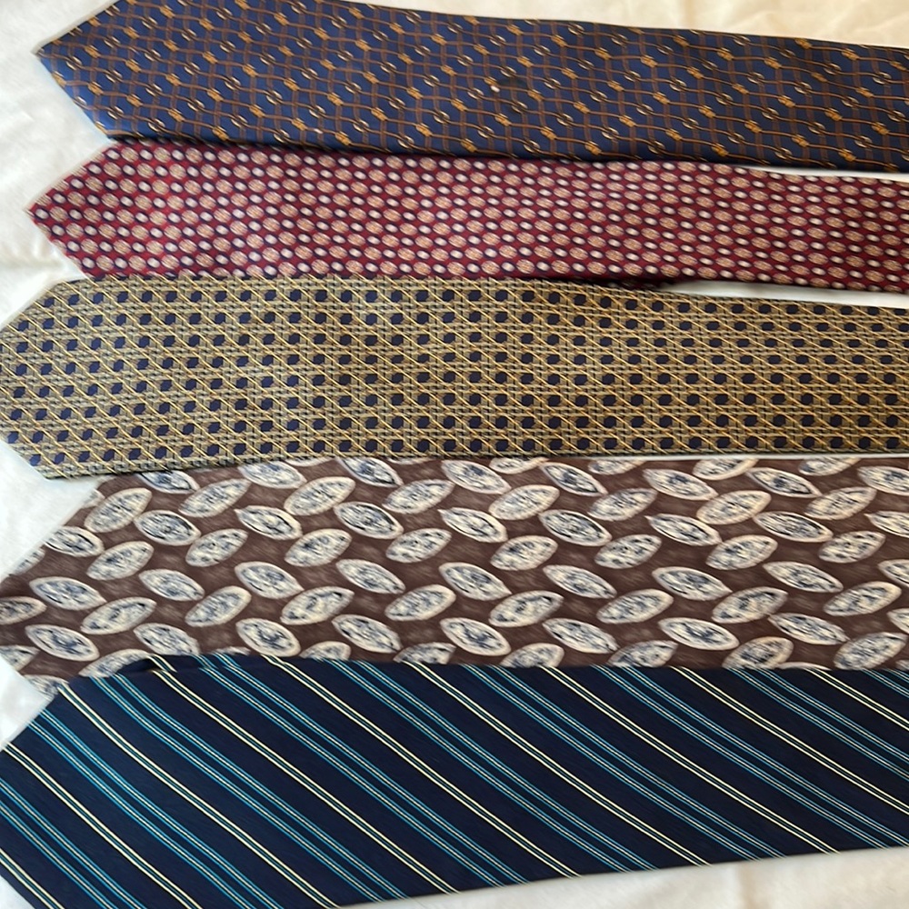 EUC LIKE NEW Lot of 5 Assorted Men’s Neckties Ties